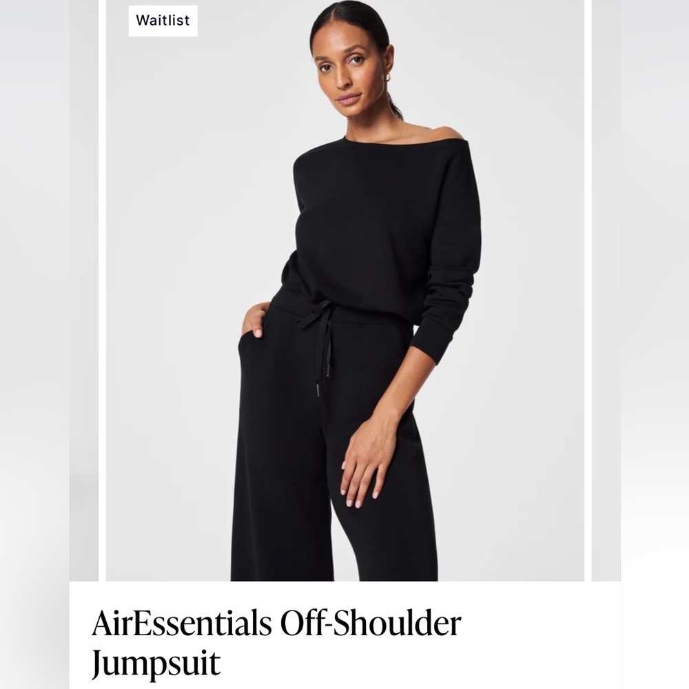Spanx - AirEssentials Off Shoulder Jumpsuit - Large, Tall